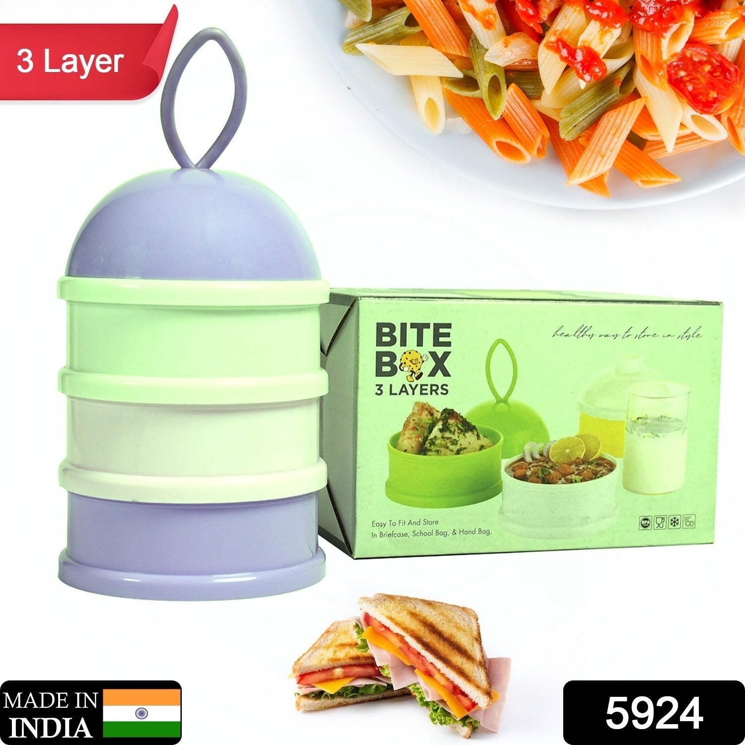Portable milk powder container Portable milk powder container